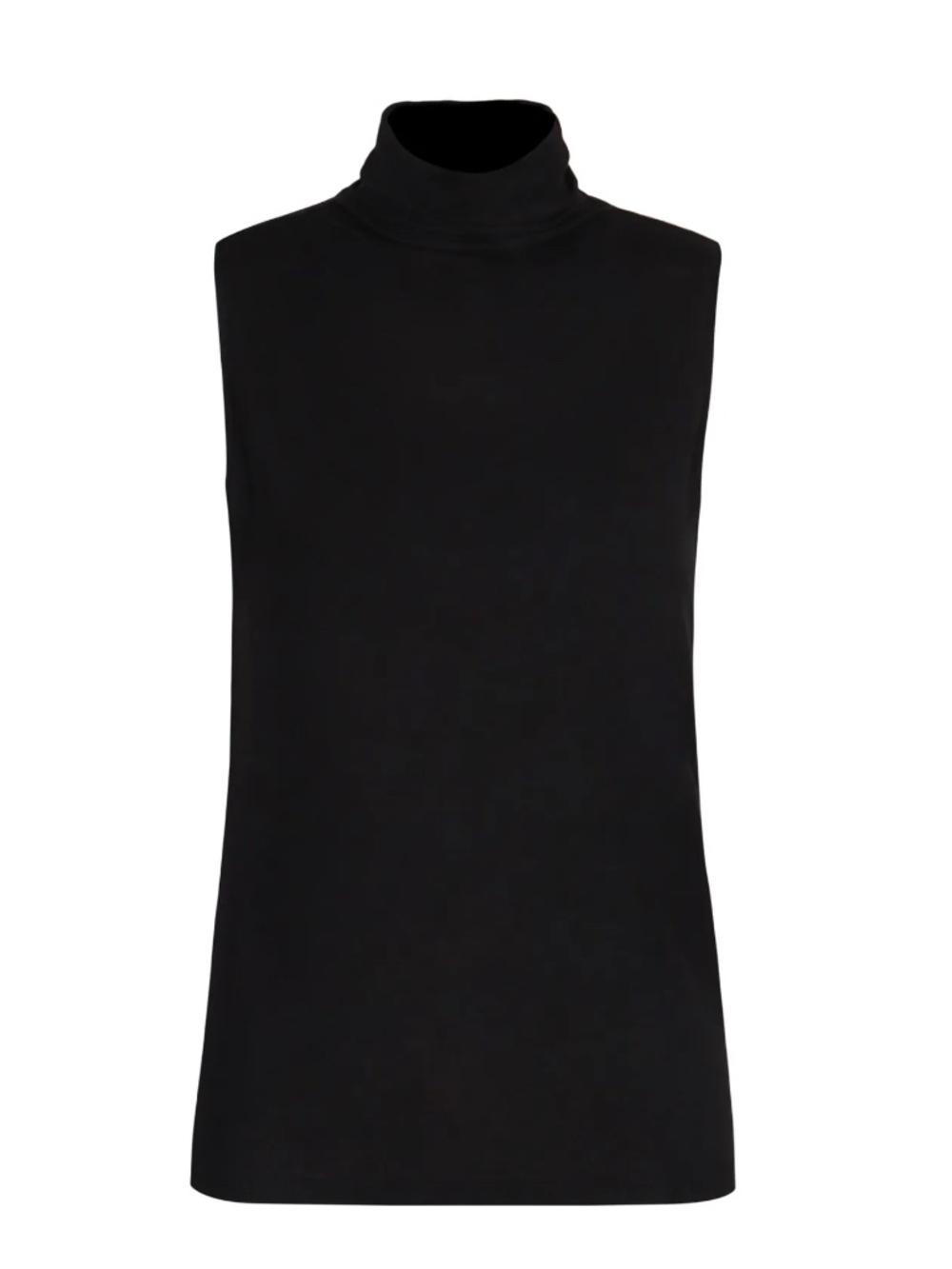 Vince Black Sleeveless Turtleneck Tunic Sweater Size M